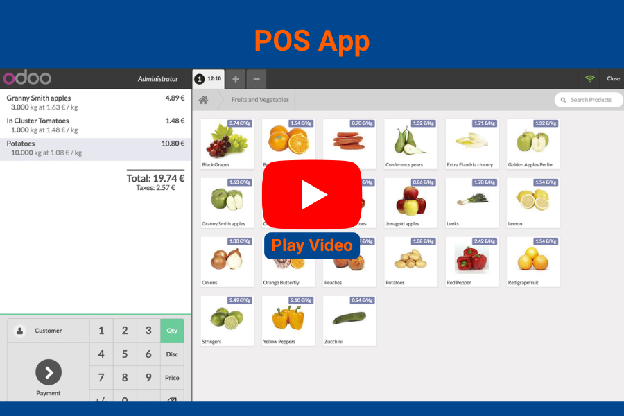 Point of Sales (POS) — Odoo screenshot